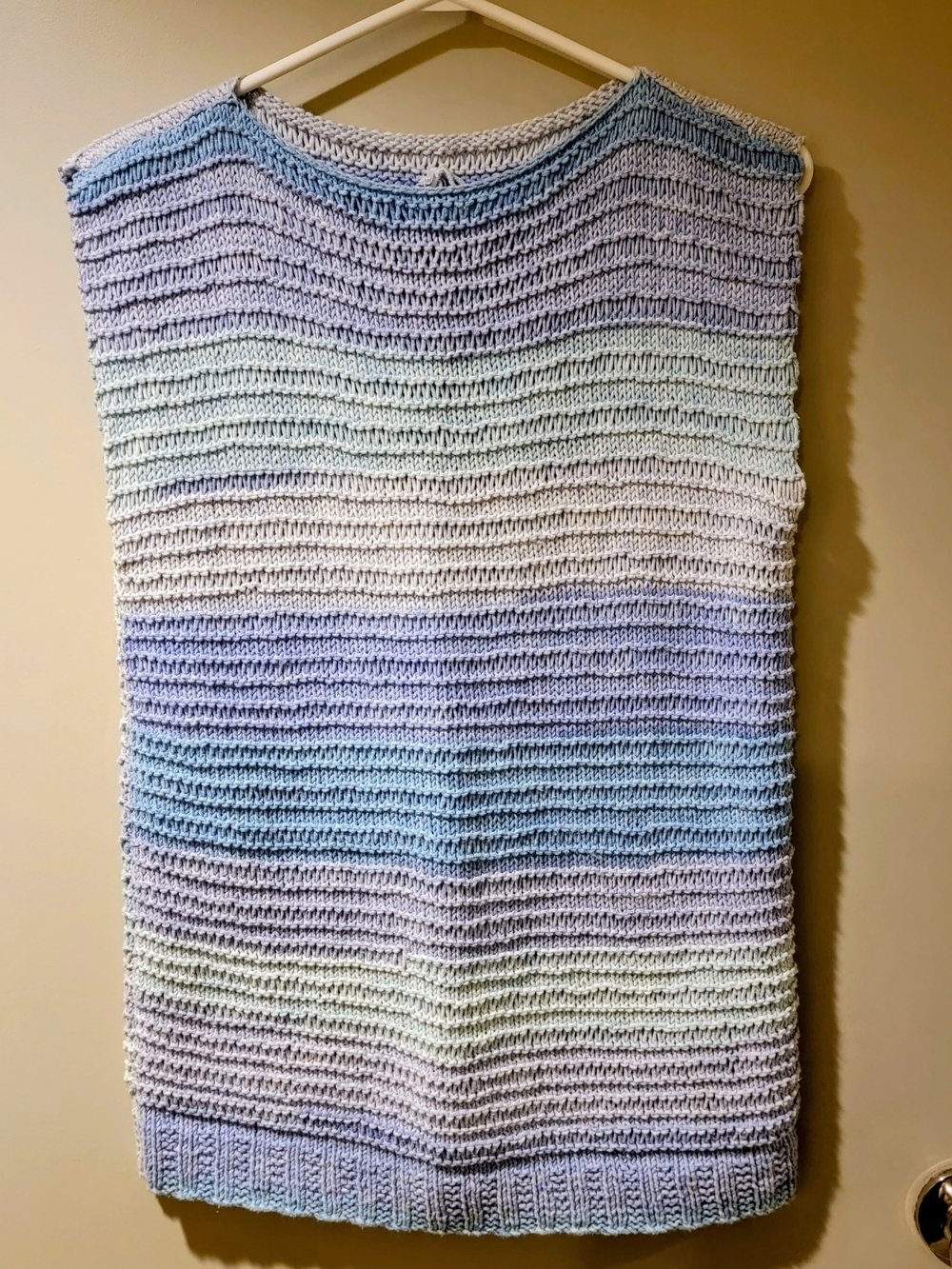 ⭐️ Pastel Ombre Knit Sweater Vest - HANDMADE